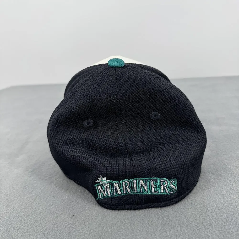 Seattle Mariners Hat Cap Stretch Fitted Youth Teal MLB Baseball 39THIRTY New Era